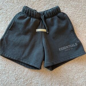 Fear of God Essentials Kids Charcoal Shorts
